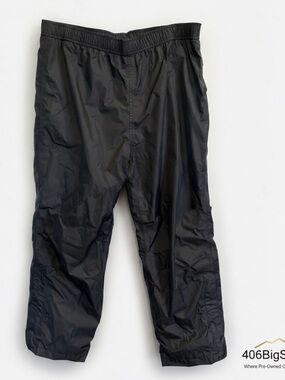 L.L. Bean Black Nylon Track Joggers